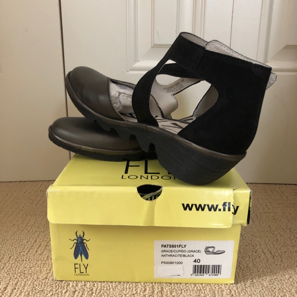 Fly London “Grace “wedge shoes for sale NEVER WORN